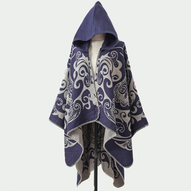 New Women's Hooded Shawl Warm  - đánh giá và giá Go Ethnic Fashion