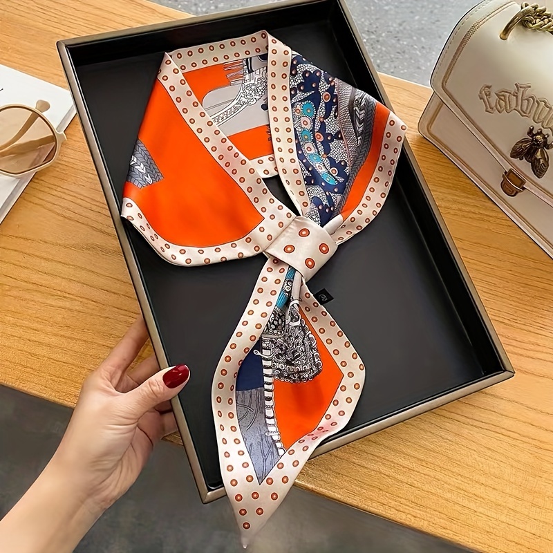 Boho Chic Orange Floral Print  - đánh giá và giá Ethnic Fashion Design