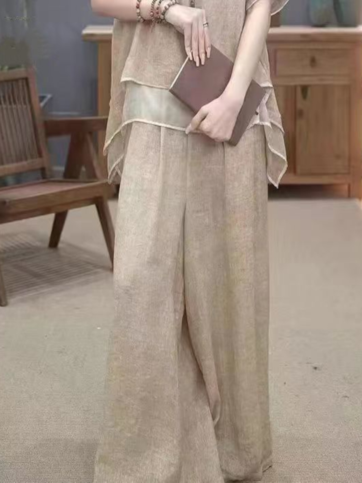 Retro Cotton Linen Set Women's - đánh giá và giá New Ethnic Fashion