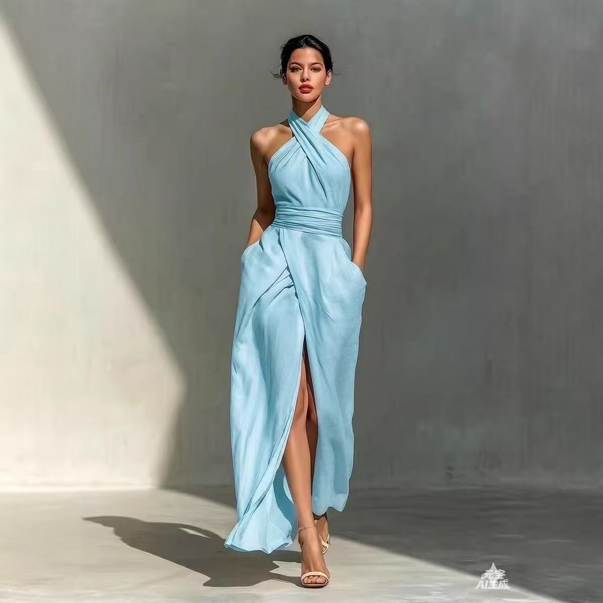 Chic Solid Front Split Boho Lo - đánh giá và giá Ethnic Fashion Design