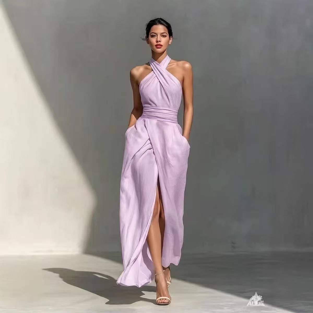Chic Solid Front Split Boho Lo - đánh giá và giá Ethnic Fashion Design